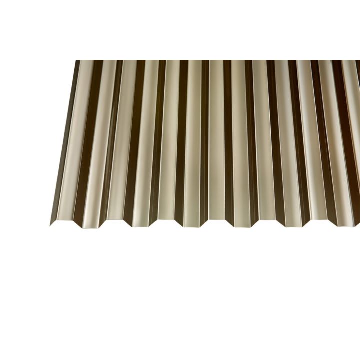 Valokate Gutta PC makro trapetsi-profiili pronssi 0,8 x 1045 x 2000 mm