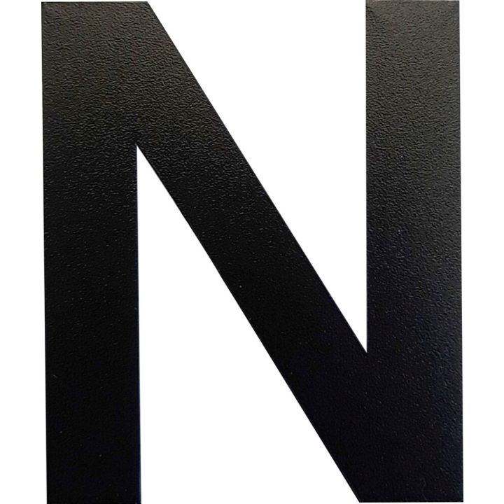 Kirjain Wichelhaus HartPlastic Musta 50 mm N