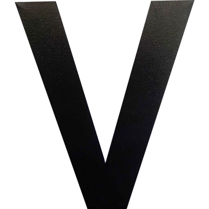 Kirjain Wichelhaus HartPlastic Musta 50 mm V