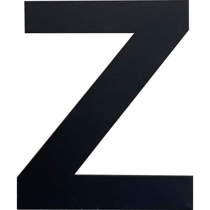 Kirjain Wichelhaus HartPlastic Musta 50 mm Z