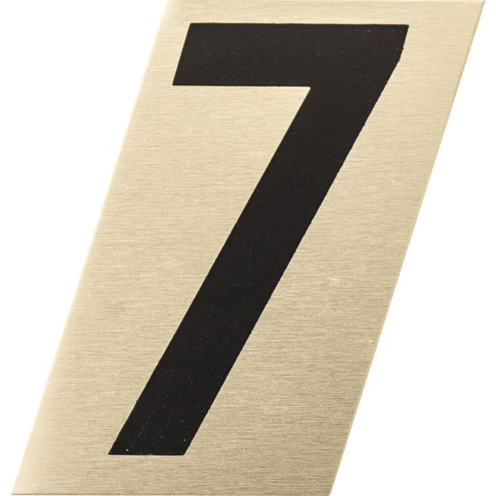 Numero Metl-Stik Kulta/Musta 2,5 cm 7