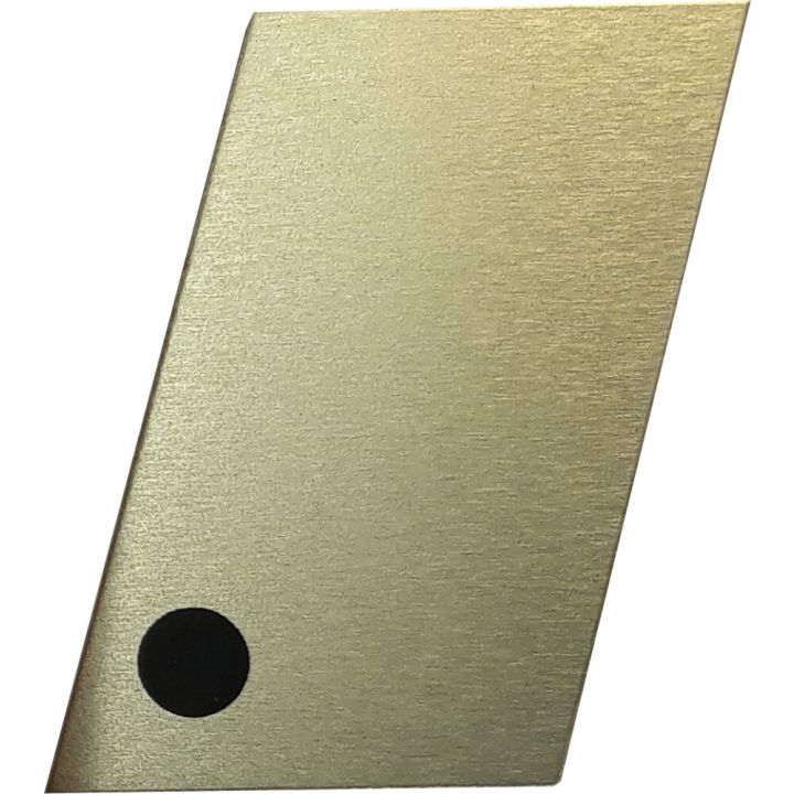 Merkki Metl-Stik Kulta/Musta 3,5 cm Piste