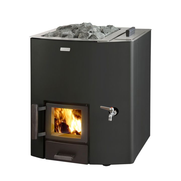 Puukiuas Narvi NC 20 vesisäiliö oikealla musta