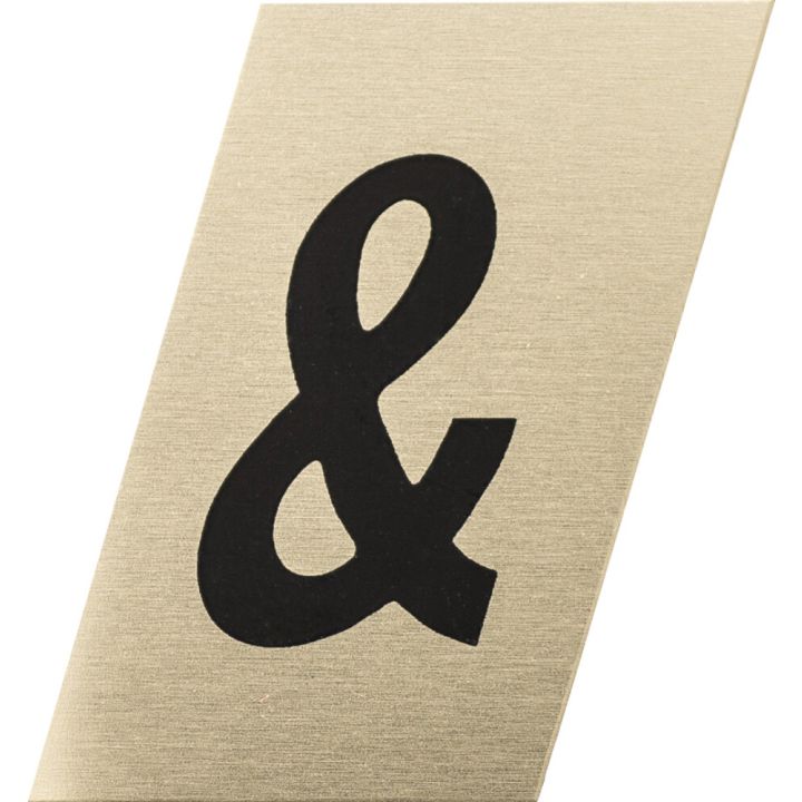 Merkki Metl-Stik Kulta/Musta 6 cm &