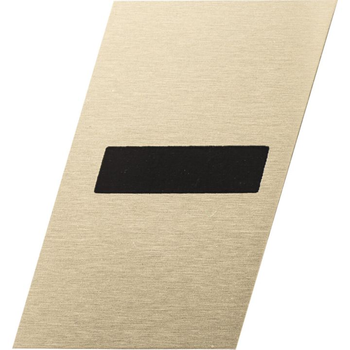 Merkki Metl-Stik Kulta/Musta 9 cm Viiva