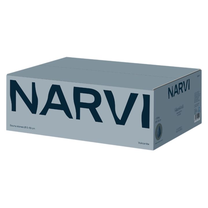 Kiuaskivi Narvi vulkaniitti 20 kg Ø 5–10 cm