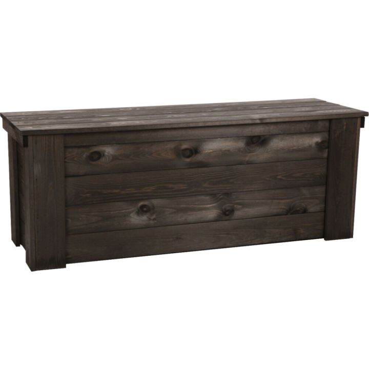 Puuarkku grafiitinharmaa 45 x 40 x 120 cm