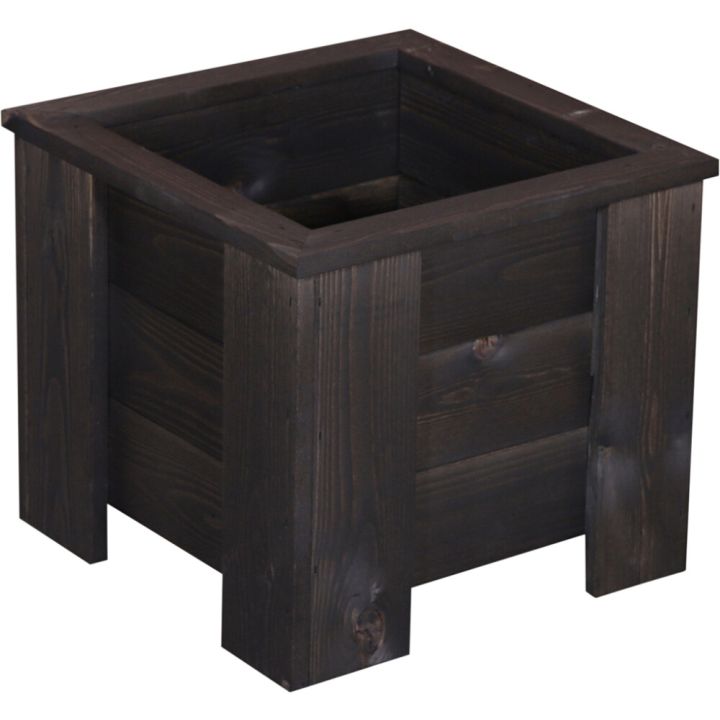 Kukkalaatikko 35 x 39 x 39 cm grafiitinharmaa