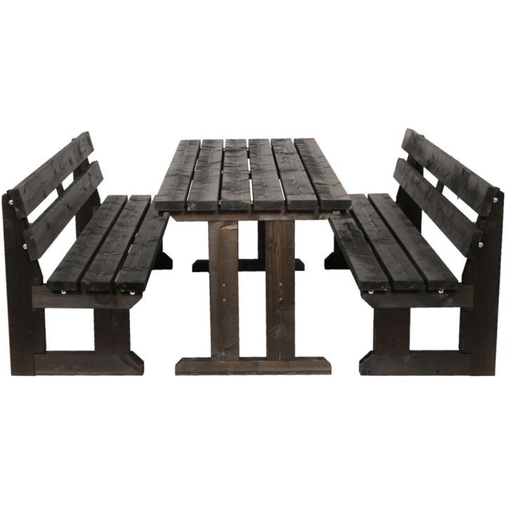 Pihakalusteryhmä Jämäkkä 170 x 170 x 74 cm grafiitinharmaa