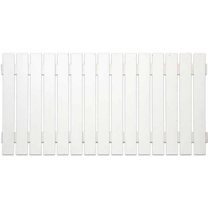 Aitaelementti näkösuoja 183 x 80 x 3 cm valkoinen