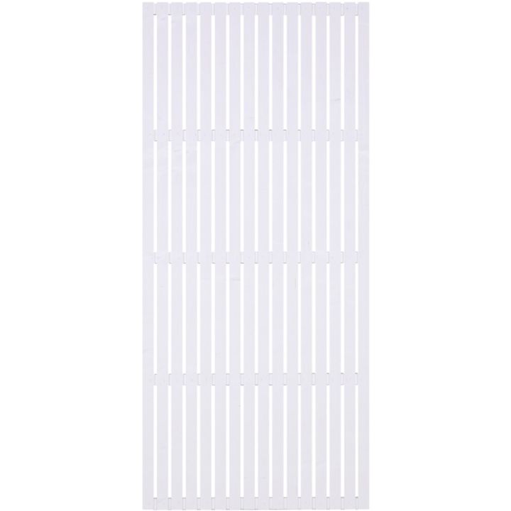 Näkösuojaritilä 179 x 80 x 2 cm valkoinen