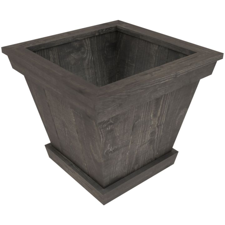 Kartioruukku 40 x 40 cm grafiitinharmaa