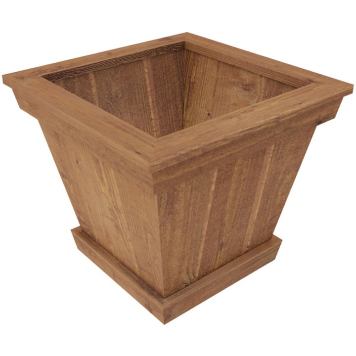 Kartioruukku 40 x 40 cm ruskea