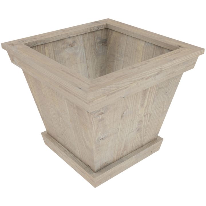 Kartioruukku 40 x 40 cm vaaleanharmaa