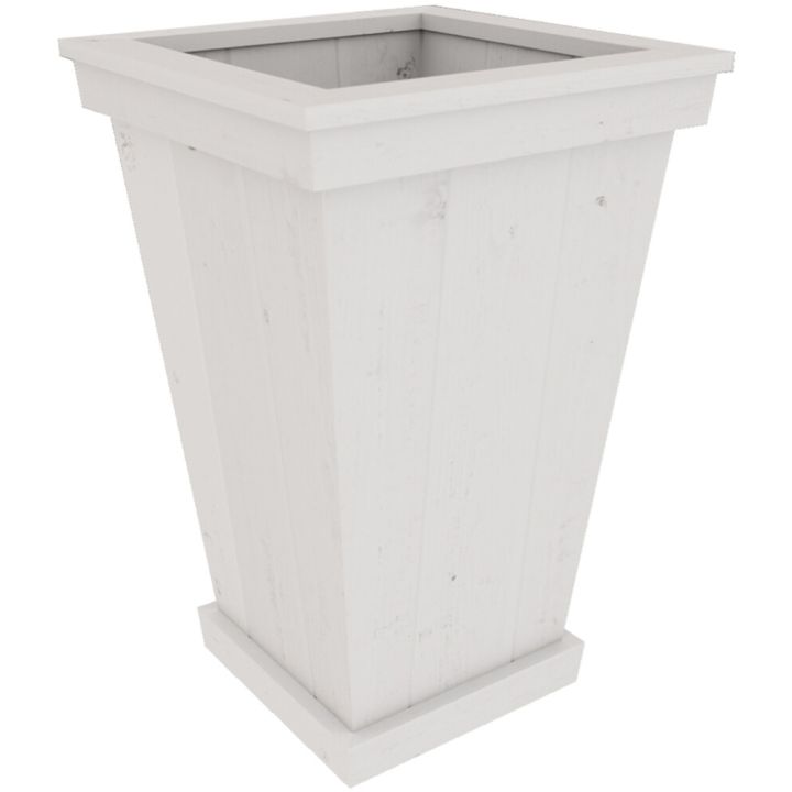 Kartioruukku 40 x 60 cm valkoinen