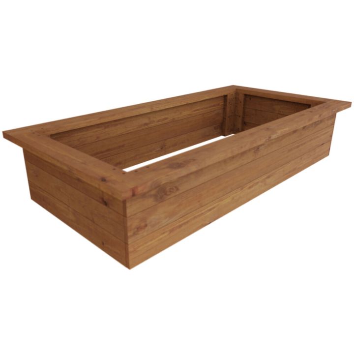 Kasvatuslaatikko 160 x 80 x 32 cm ruskea