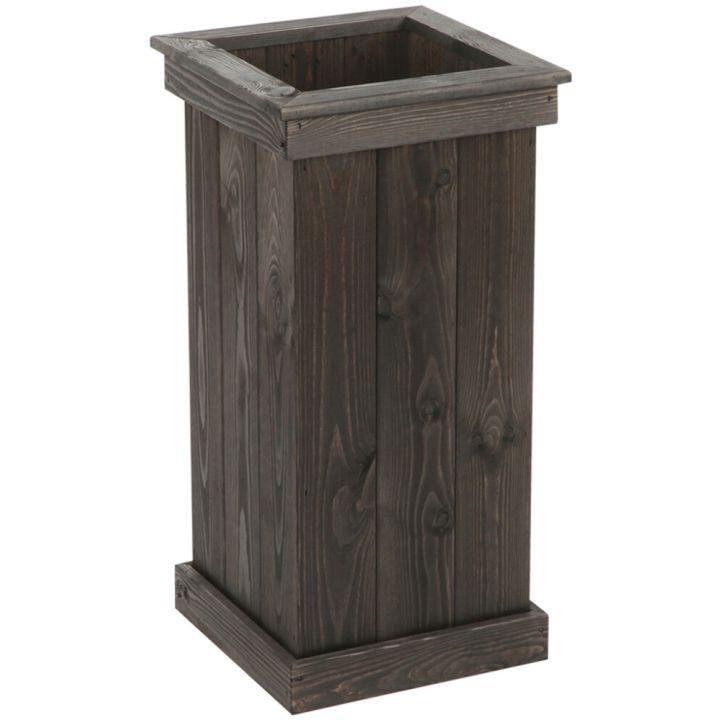 Kukkatorni 67 x 35 x 35 cm grafiitinharmaa