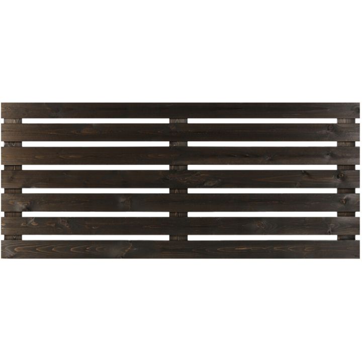 Aitaelementti näkösuoja 183 x 80 x 3 cm grafiitinharmaa