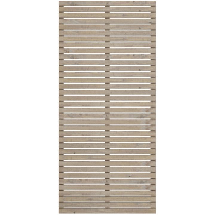 Näkösuojaritilä 179 x 80 x 3 cm vaaleanharmaa