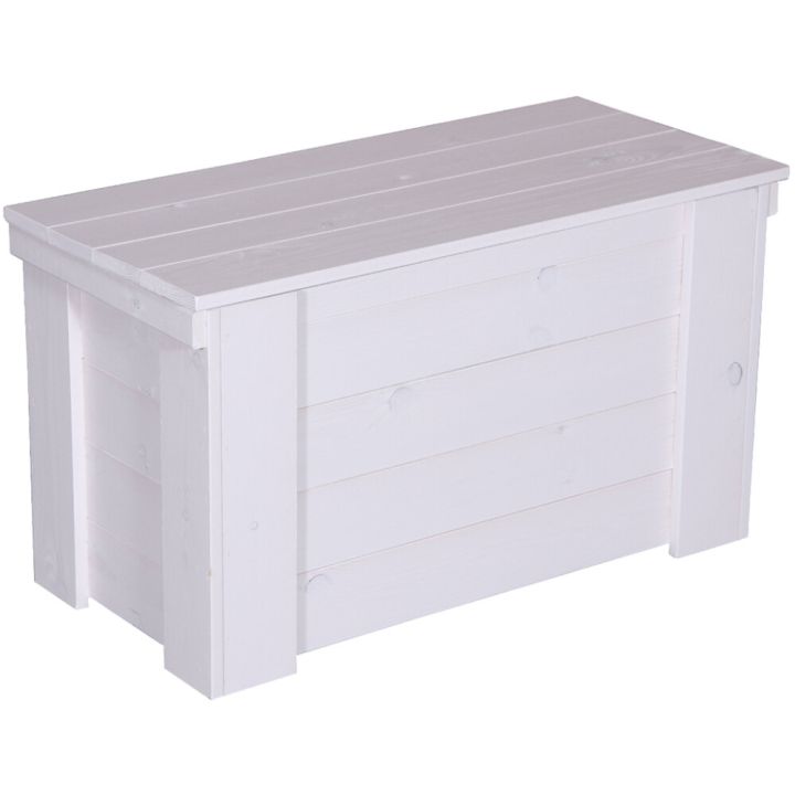 Puuarkku 40 x 45 x 80 cm valkoinen