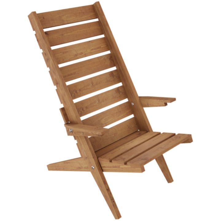 Puutarhatuoli 90 x 69 x 113 cm ruskea