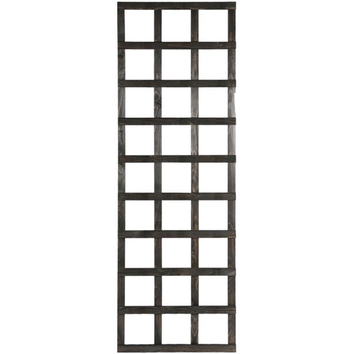 Köynnösritilä 60 x 180 x 3 cm tummanharmaa