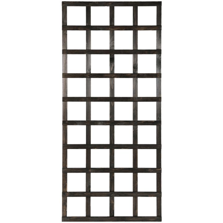 Köynnösritilä 80 x 180 x 3 cm tummanharmaa