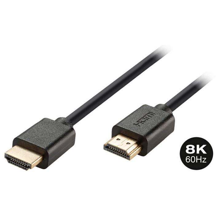 HDMI-kaapeli Vivanco Ultra High Speed 8K musta 2 m