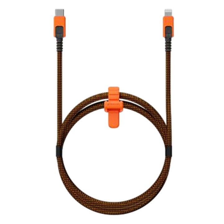 Kaapeli Xtorm Xtreme USB-C/Lightning MFi oranssi/musta 1,5 m