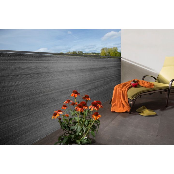 Näkösuoja antrasiitti 1,8 x 5 m