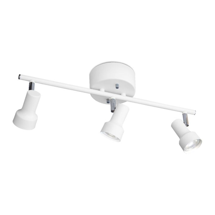 Kattospotti Sessak Colton 3-os Mattavalkoinen/Kromi