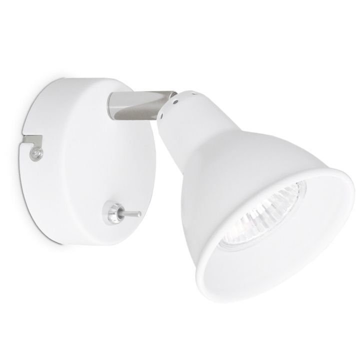 Seinävalaisin Sessak Mario 1-os Valkoinen/Kromi