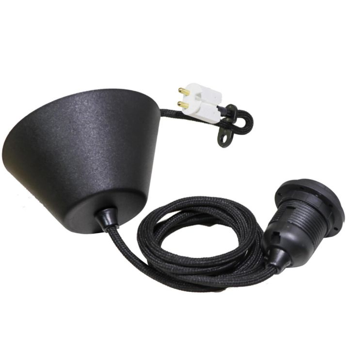 Valaisinkaluste Sessak Arden E27 Musta 2 m