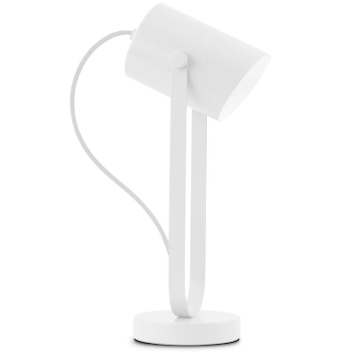 Pöytävalaisin Milo Sessak 15cm Valkoinen