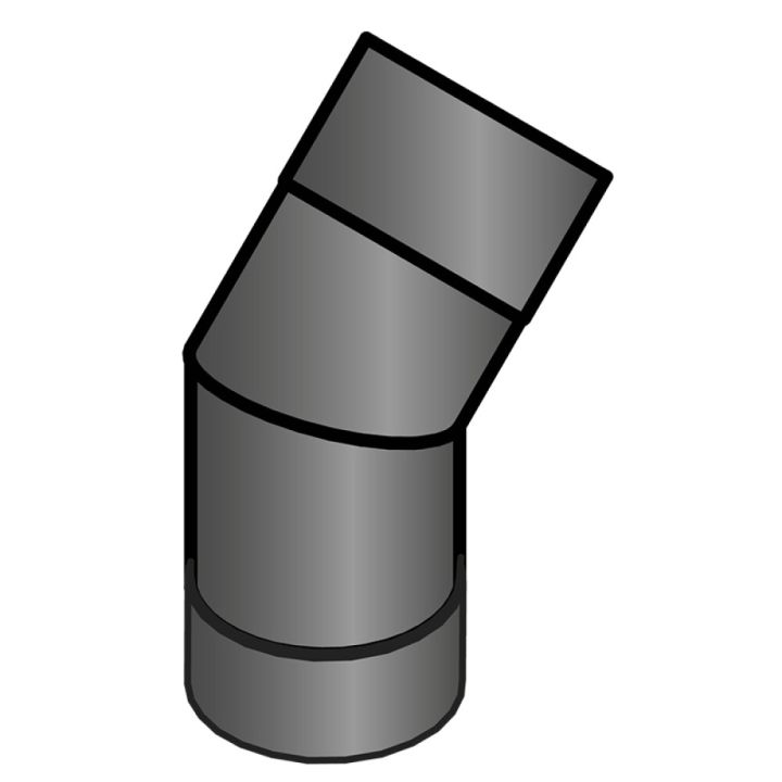 Kulmaputki Harvia jatko-osa 45