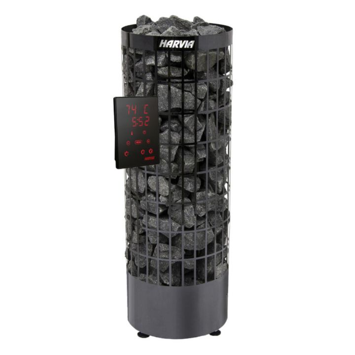 Sähkökiuas Harvia Cilindro PC70 XE Black Steel 7 kW