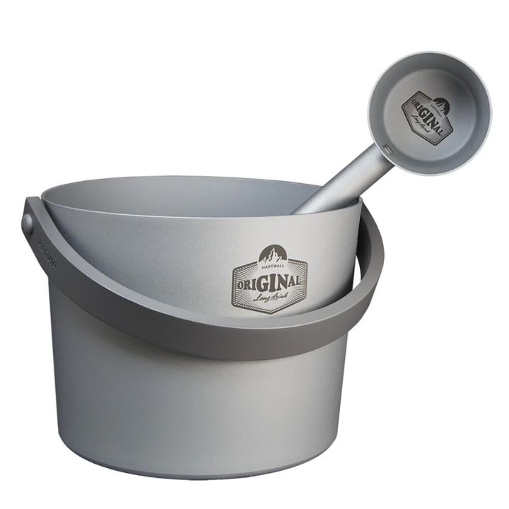 Kiulu ja kauha Harvia x Original Long Drink harmaa