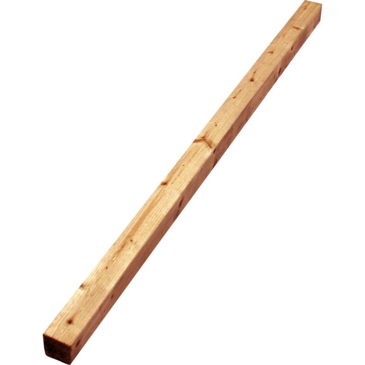 Aitatolppa neliö 48x48 mm ruskea 120 cm