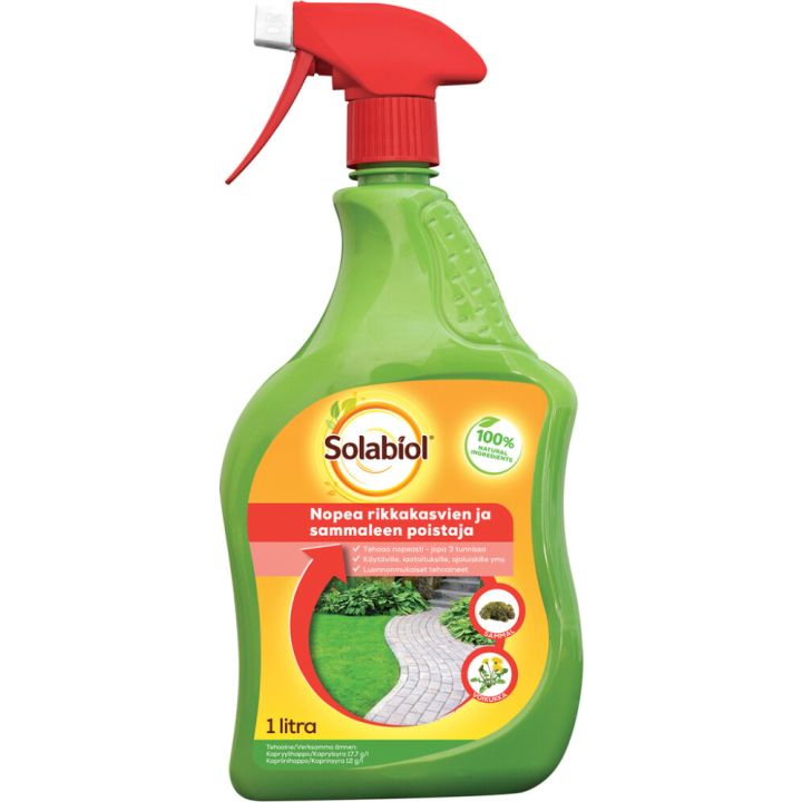 Rikkakasvien- ja sammaleenpoistaja Solabiol 1 l