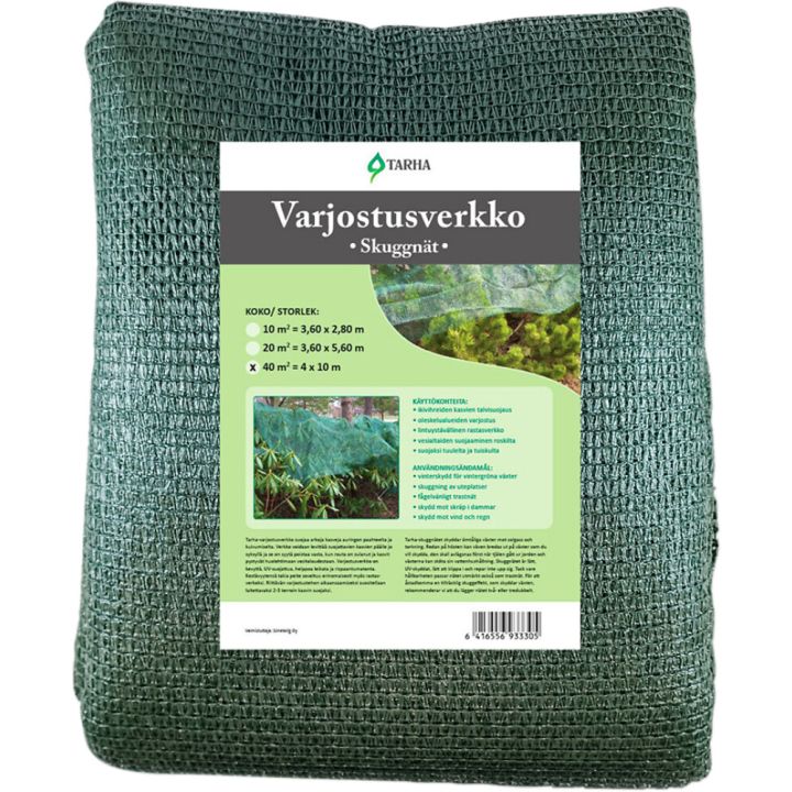 Varjostusverkko 40 m²
