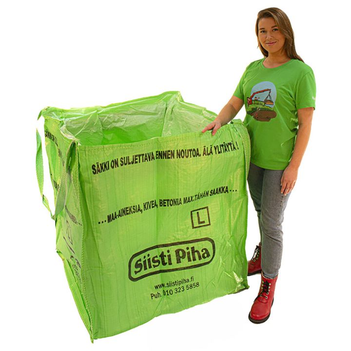Tyhjä suursäkki Siisti Piha 1000 l