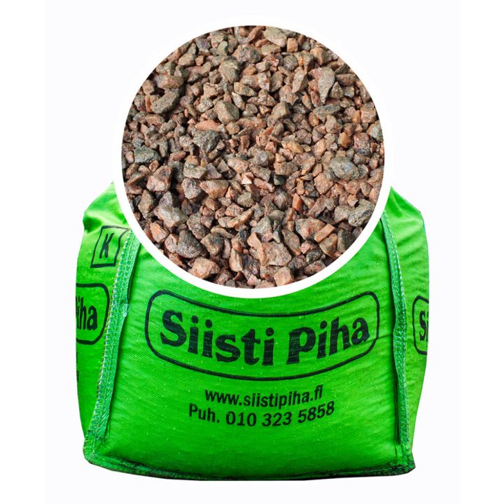 Sepeli Siisti Piha 6 - 16 mm Punertava Suursäkki 1000 kg