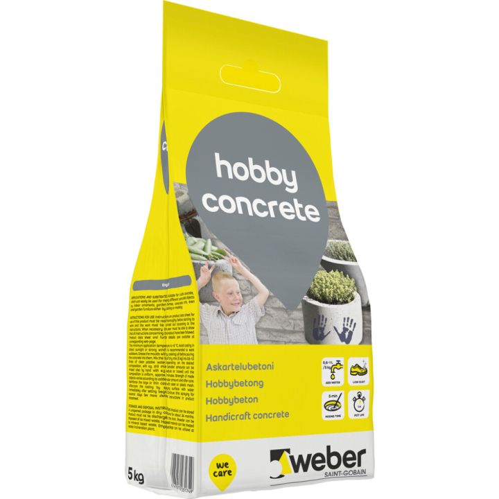 Askartelubetoni weber hobby concrete 5 kg