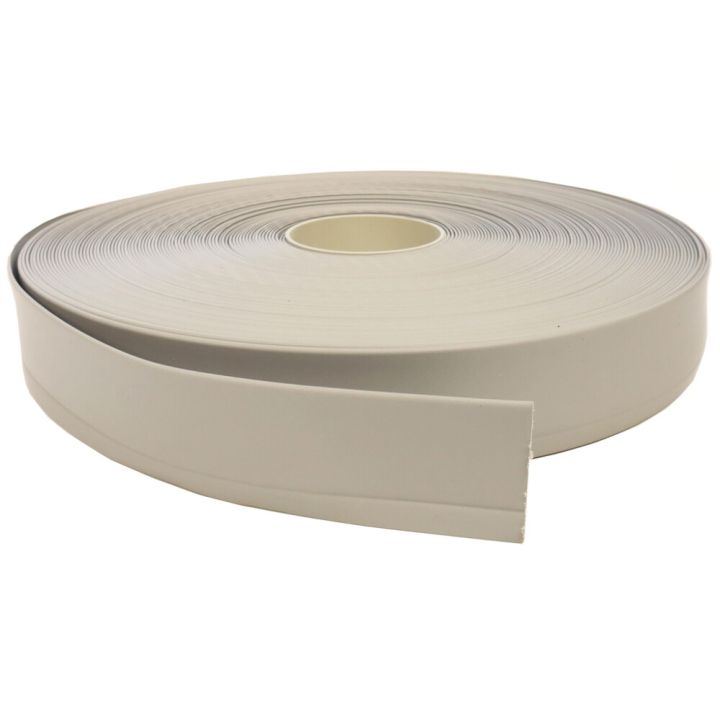 Jalkalista Dione PVC Vaaleanharmaa 40 mm (per metri)