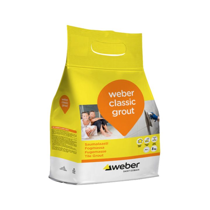 Saumalaasti Weber Classic Grout Sand 3 kg