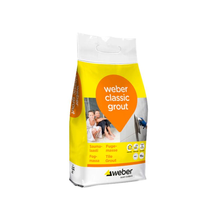 Saumalaasti Weber Classic Grout Sand 15 kg