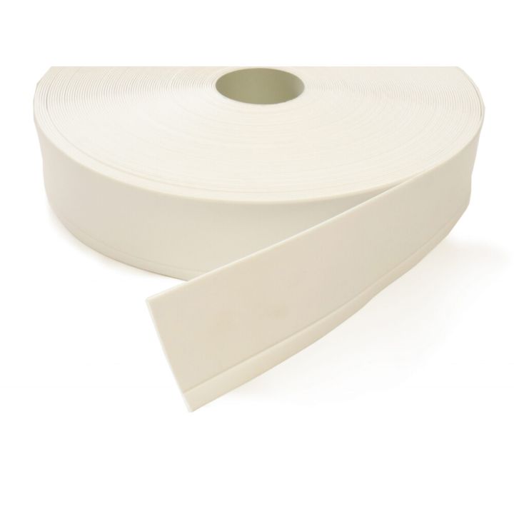 Jalkalista Dione PVC Valkoinen 60 x 11 mm (per metri)