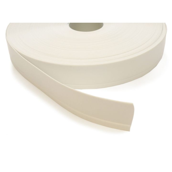 Jalkalista Dione PVC valkoinen 40 x 11 mm (per metri)