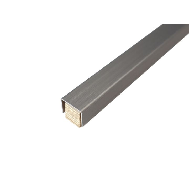 Alumiinikynnys Dione Nordic Graphite 25 x 24 x 1000 mm