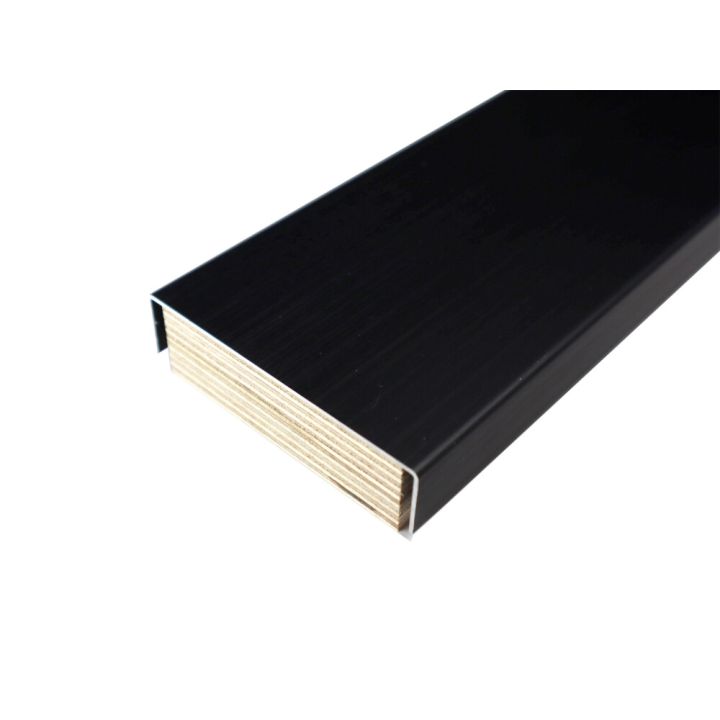 Alumiinikynnys Dione Carbon Black 25 x 87 x 990mm